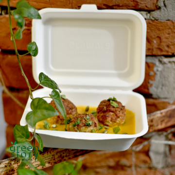 Menu box 1-dielny zaklápací | 600ml | 50 ks